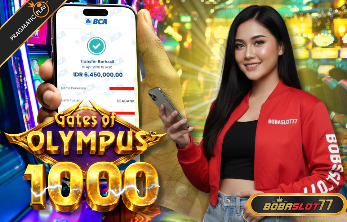 Selamat kepada user id : varxxx9 Wede Rp 6.450.000  di Game GATES OF OLYMPUS 1000 PRAGMATIC PLAY Cair Gk Sampe 1 Menit! Menang Mudah di Bobaslot77